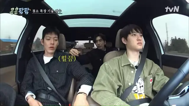 아 도경수 핸따 켜진 거 ㅈㄴ 웃기다 벚꽃 다 졌는데