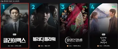 '클라이맥스' 8일 연속 디즈니+ 국내 1위 + 드라마 화제성까지 1위