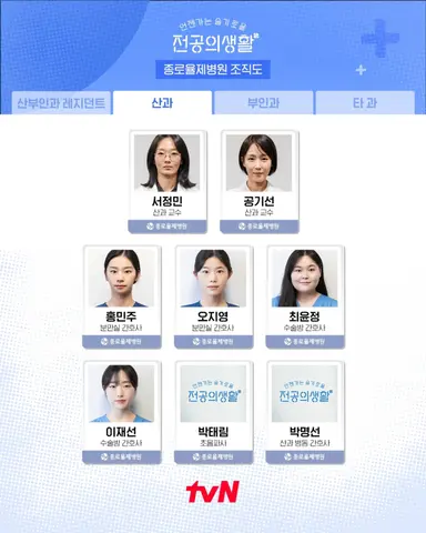 언젠가는 슬기로울 전공의생활 종로율제병원 조직도 #고윤정