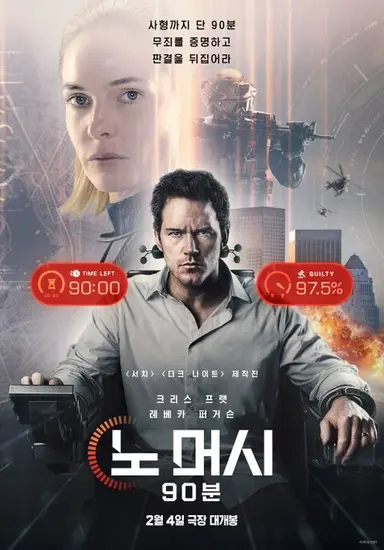 노 머시 90분 봤네요 투디로 봐도 충분하고 재판시간이랑 상영시간이 비슷해서 쫄리는 맛이 있음
내가 저 의자에 앉으면 뚝딱 사형집행 당했겟지...