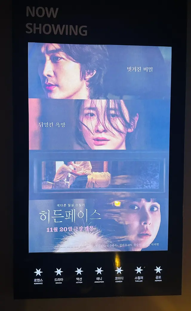 히든 페이스 한 줄 요약_다른 사람을 몰래 지켜본다는 건 언제나 스릴 넘치고 자극스럽다.