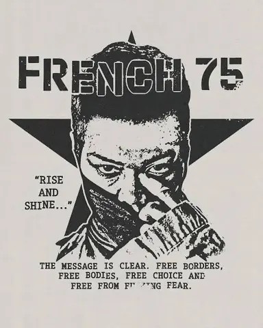 1. <원 배틀 애프터 어나더>에 등장하는 반정부 혁명단체 ‘프렌치 75’는 칵테일 이름이다. 명칭의 기원을 보면 1차대전 때 프랑스 군의 상징인 75mm 야포에서 나왔다고 한다. 이 칵테일은 토머스 핀천의 소설 <인히어런트 바이스>에도 나온다. 레시피를 보니 만들기 어렵지 않은 술이다.