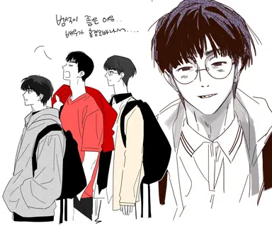 하루에 1화씩 보는걸로 타협봤음(오늘은 3화봤다네요)
약한 영웅
