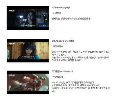 하이퍼나이프 선공개영상 의학용어 정리