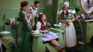 위키드 본 사람들 볼 사람들 오즈의마법사 안 봤으면 꼭 봤으면 좋겠다 제목부터 자전거, 바구니 안 아기사자, 엘파바마법+파피꽃 때문에 잠들어버린 학생들, 마법사 만나기 전 새단장하는 엘피 글린다 등 이스터에그? 오마주? 찾는 재미가 있는데...