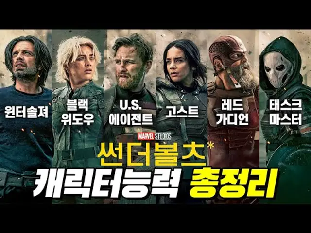 이 영상 하나로 [썬더볼츠*]  캐릭터 완벽 총정리! (개봉전 필수 시청 강조!)