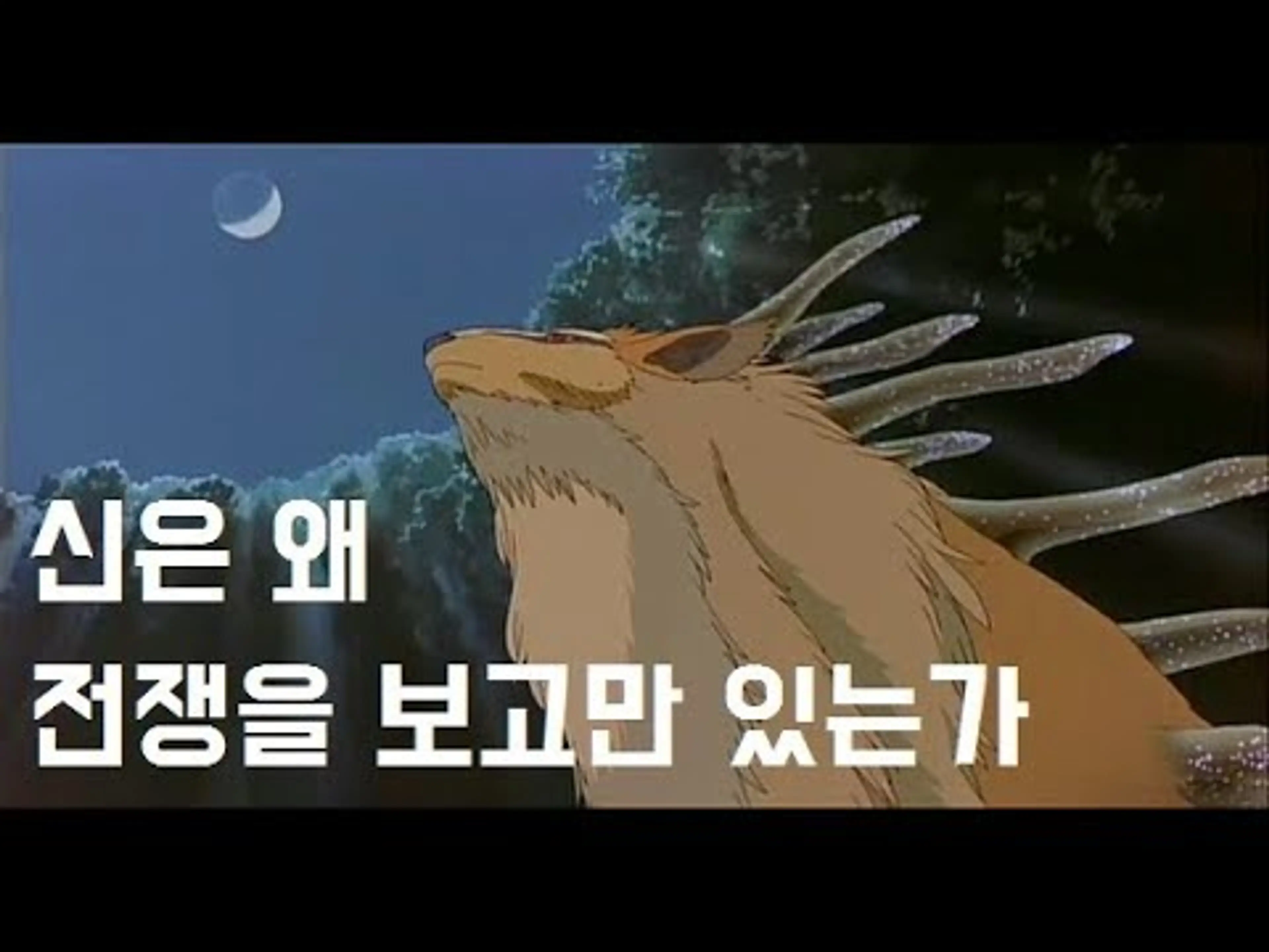 신은 왜 전쟁을 보고만 있는가 - 모노노케 히메