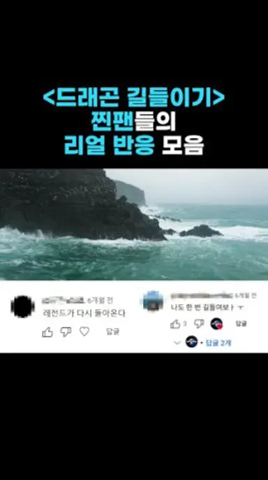 [드래곤 길들이기] 찐팬들의 리얼 반응 다시보기 쇼츠