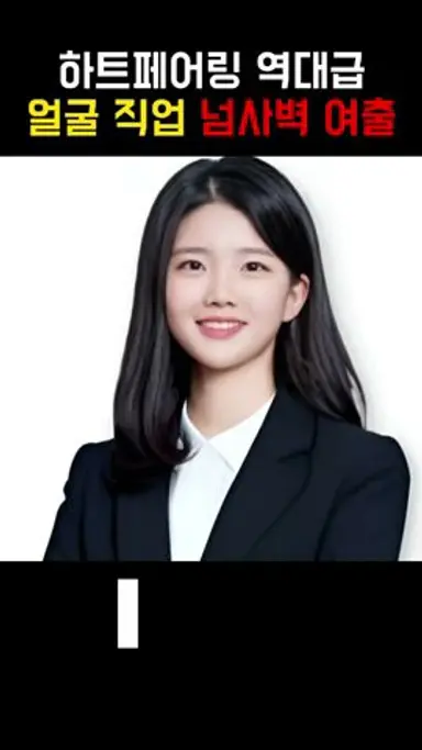 하트페어링 얼굴, 직업 역대급 넘사벽 여출의 등장! #하트페어링 다시보기 쇼츠