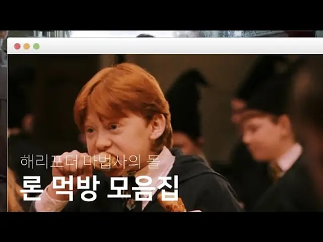 해리포터 먹방신 / 해리포터와 마법사의 돌 中 에서