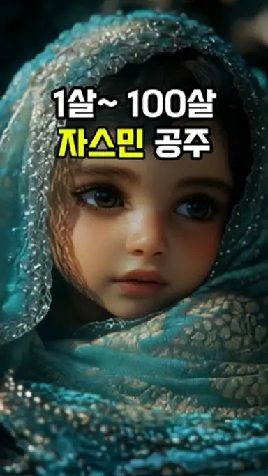 1살~ 100살 자스민 공주 (알라딘) 다시보기 쇼츠