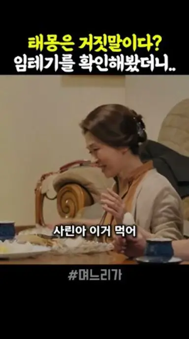 태몽은 거짓말이다? 임테기를 확인해봤더니.. #며느라기 다시보기 쇼츠