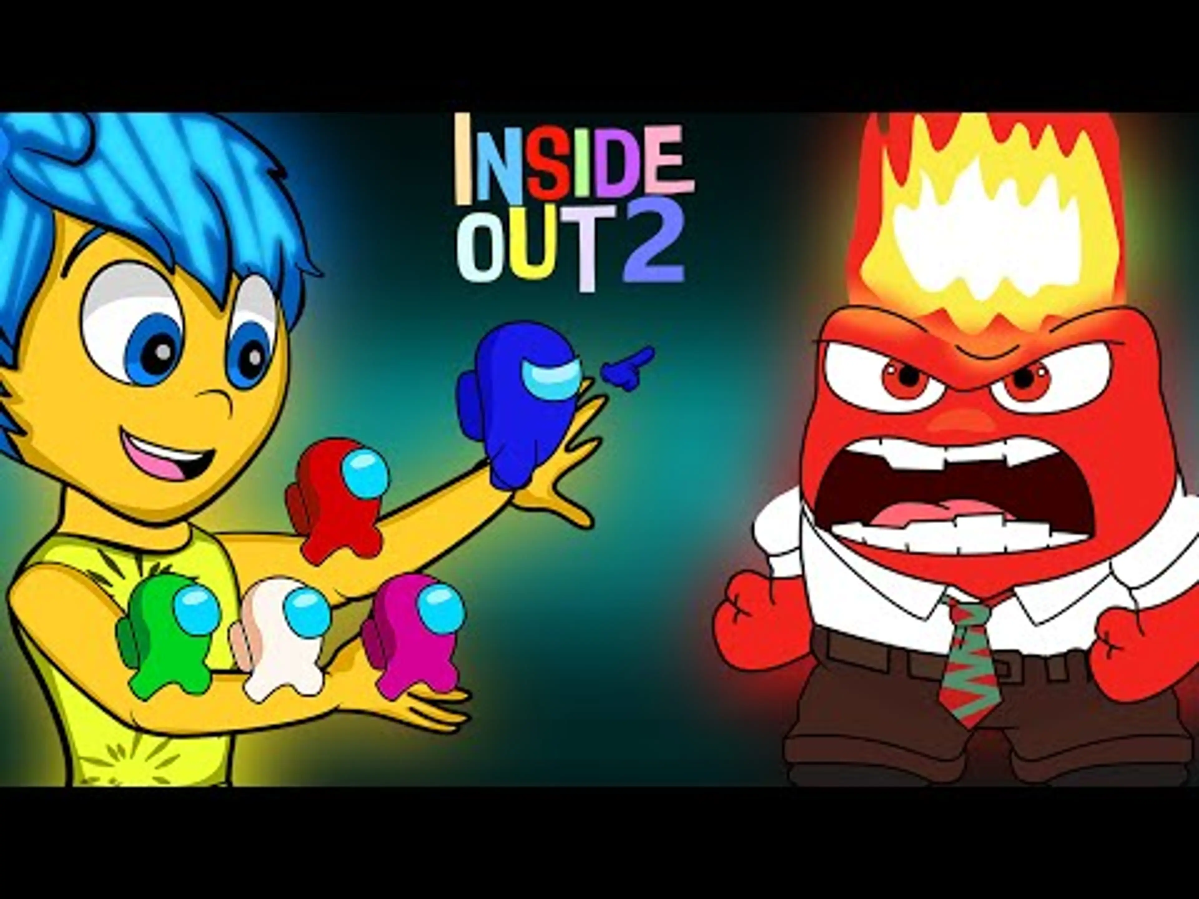 어몽어스 VS Inside Out 2  |  AMONG US ANIMATION