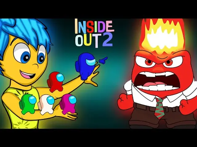 어몽어스 VS Inside Out 2 | AMONG US ANIMATION