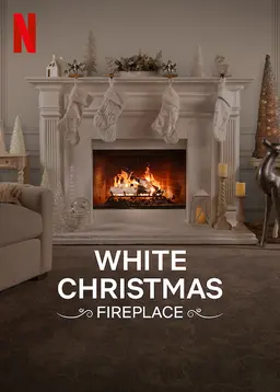 화이트 크리스마스 벽난로 영상
