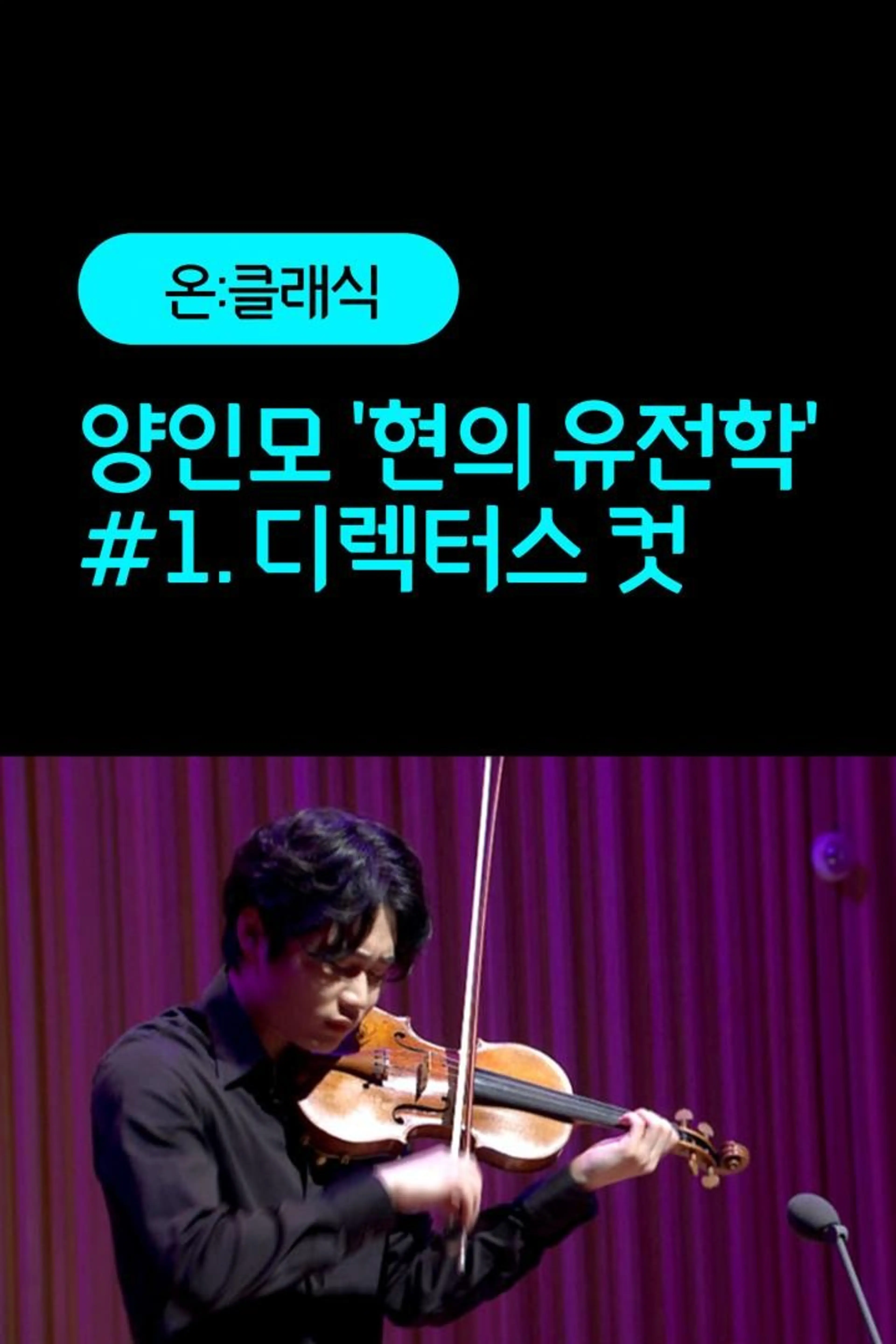 양인모 '현의 유전학' #1. 디렉터스 컷