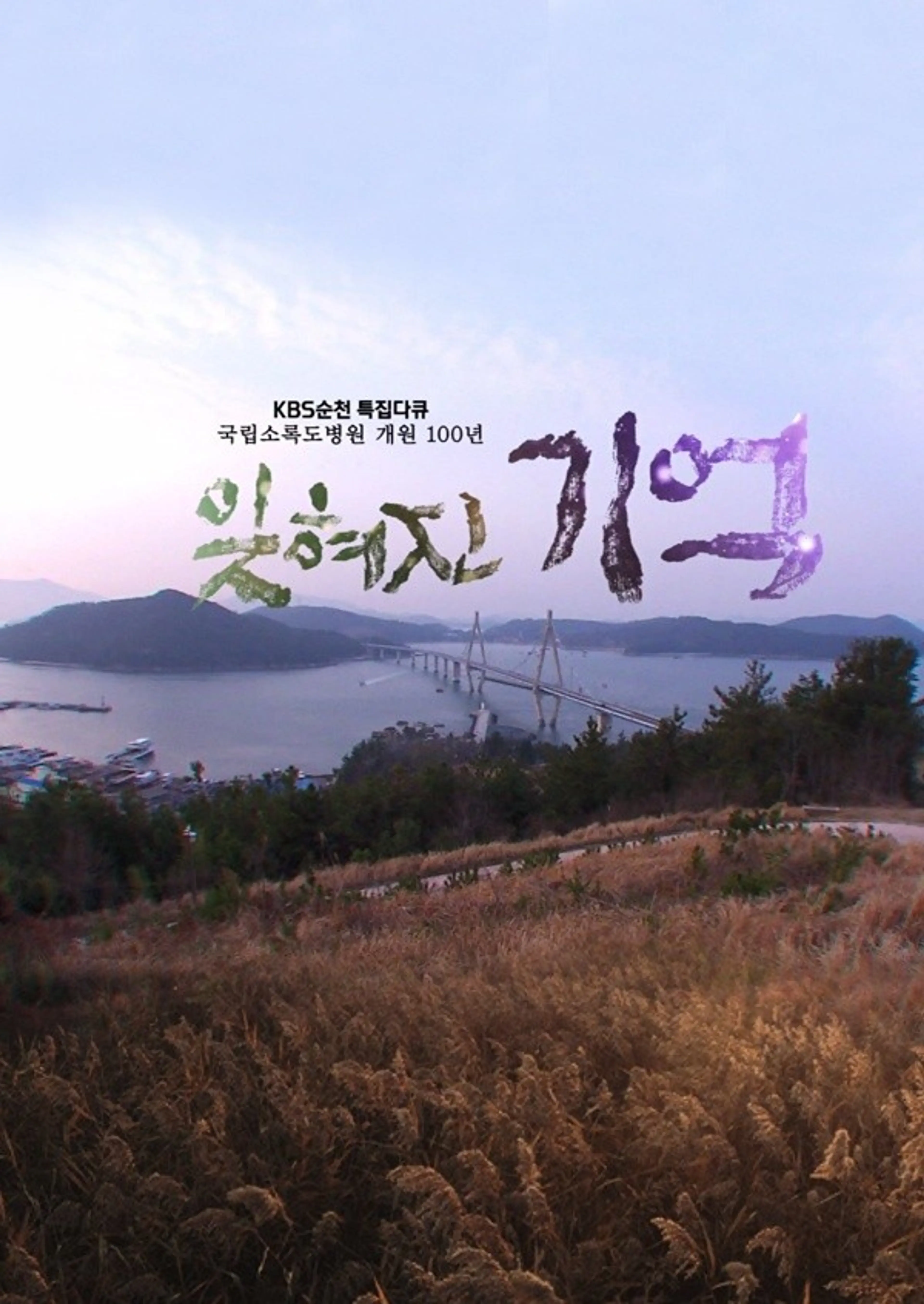 네트워크 특선다큐 국립소록도병원 개원 100년 잊혀진 기억