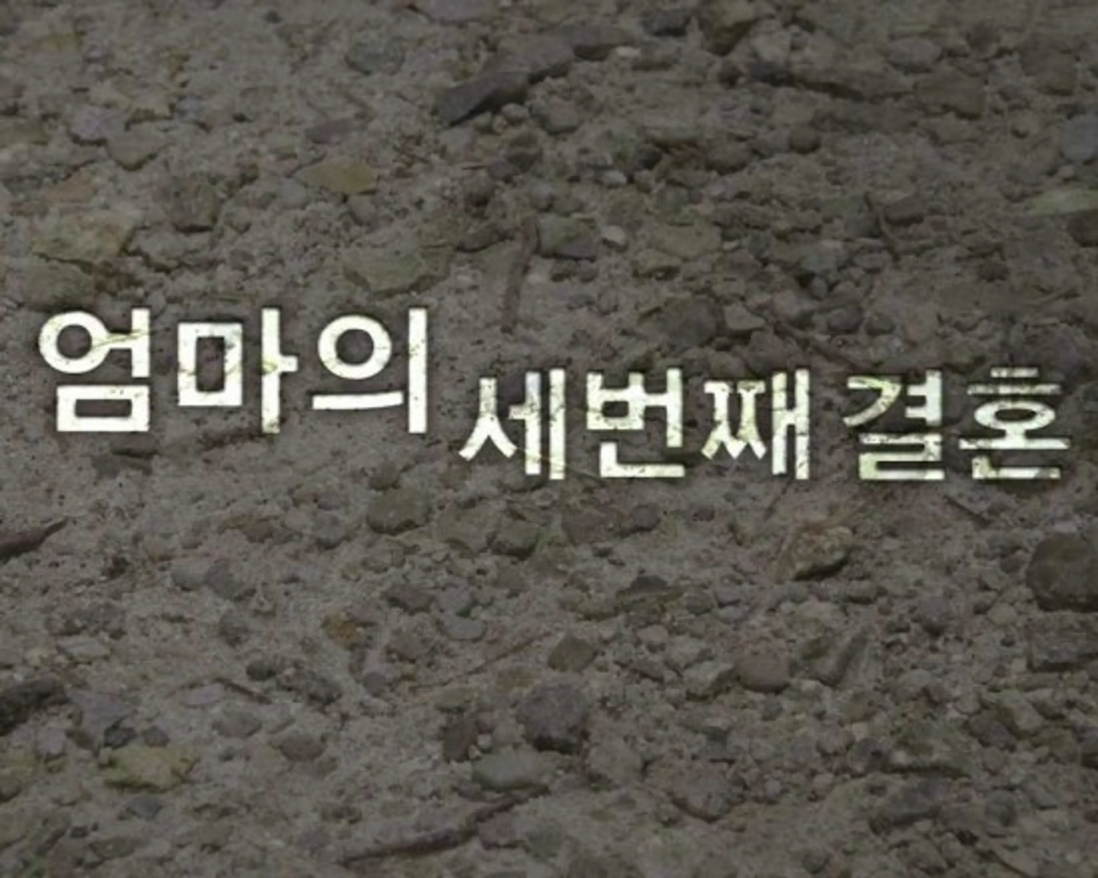 엄마의 세번째 결혼