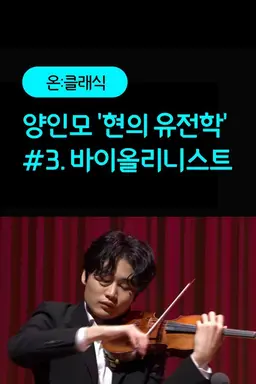 양인모 '현의 유전학' #3. 바이올리니스트