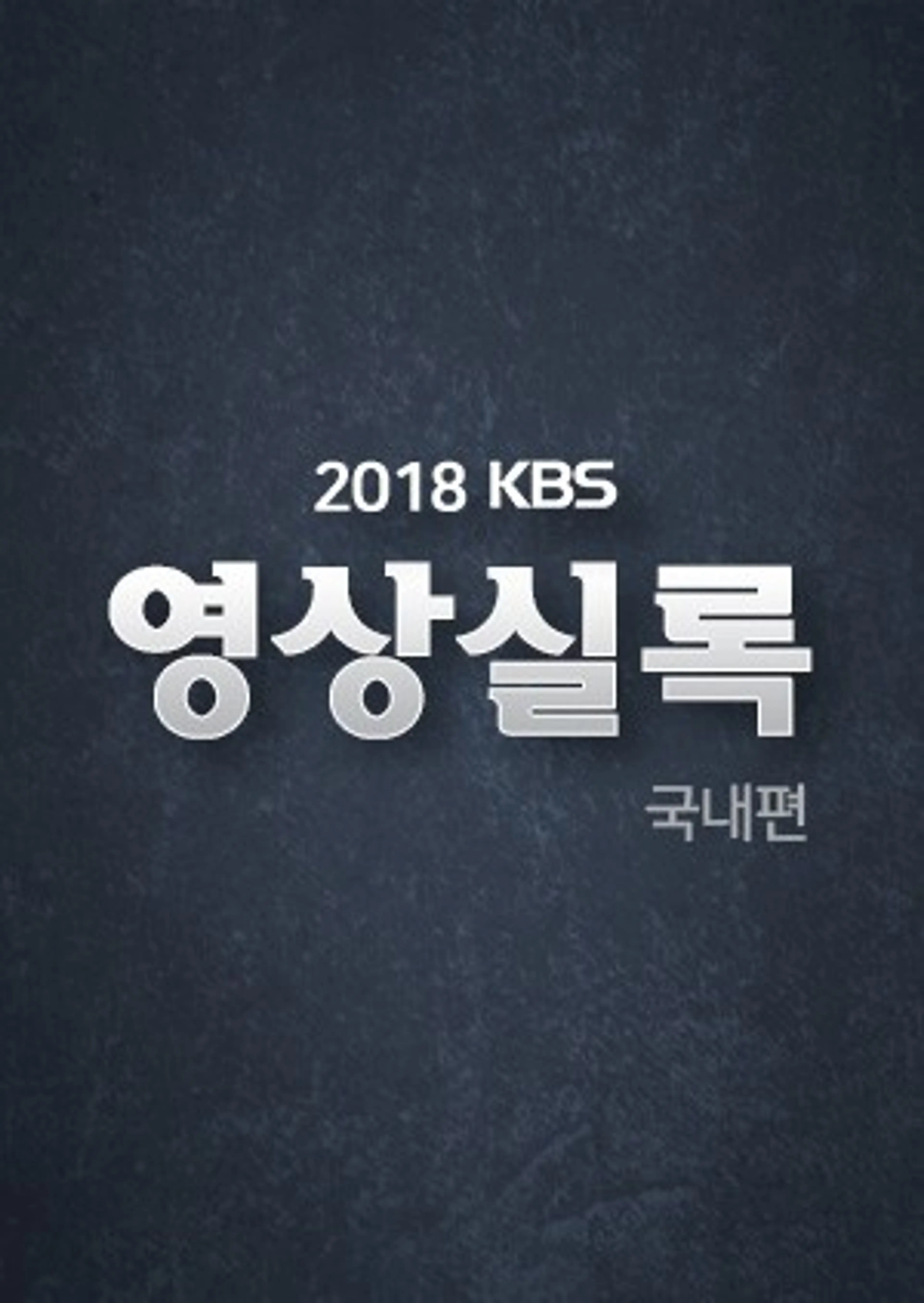 2018 KBS 영상실록 국내편