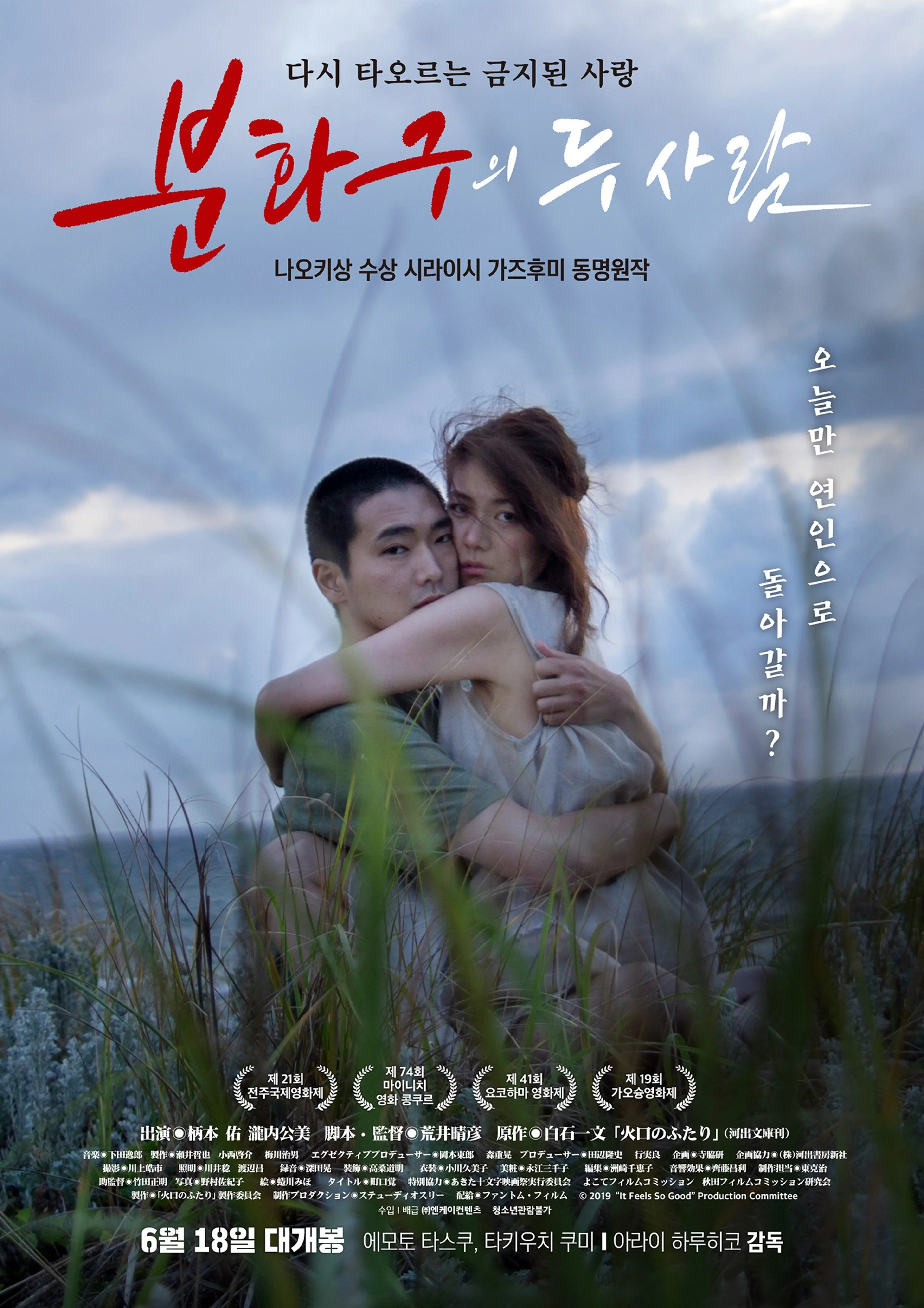 분화구의 두 사람